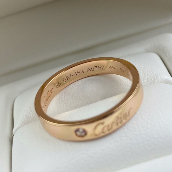 Cartie C DE CARTIER WEDDING BAND C ドゥ カルティエ ウェディング リング